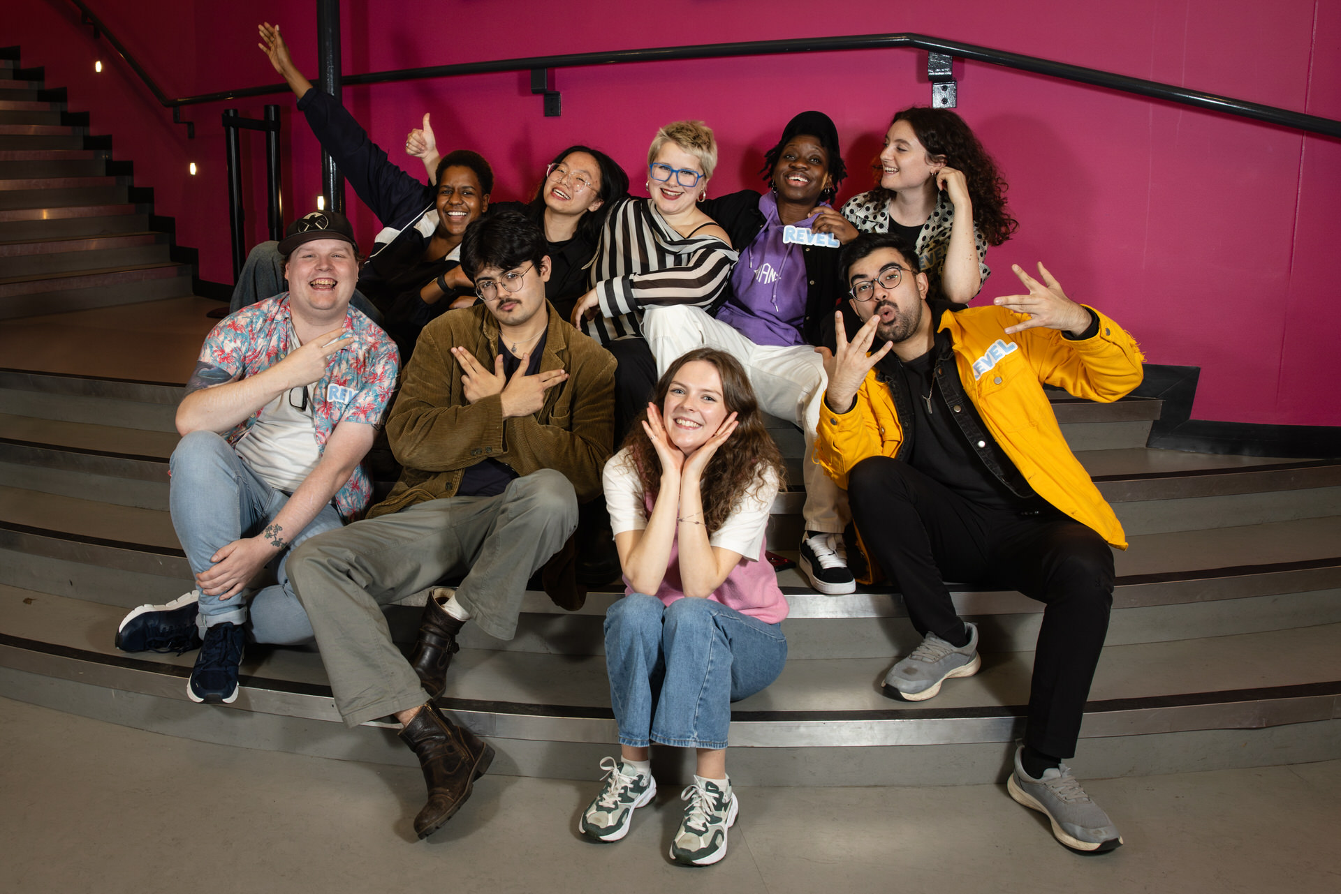 A group shot of the Revel Collective