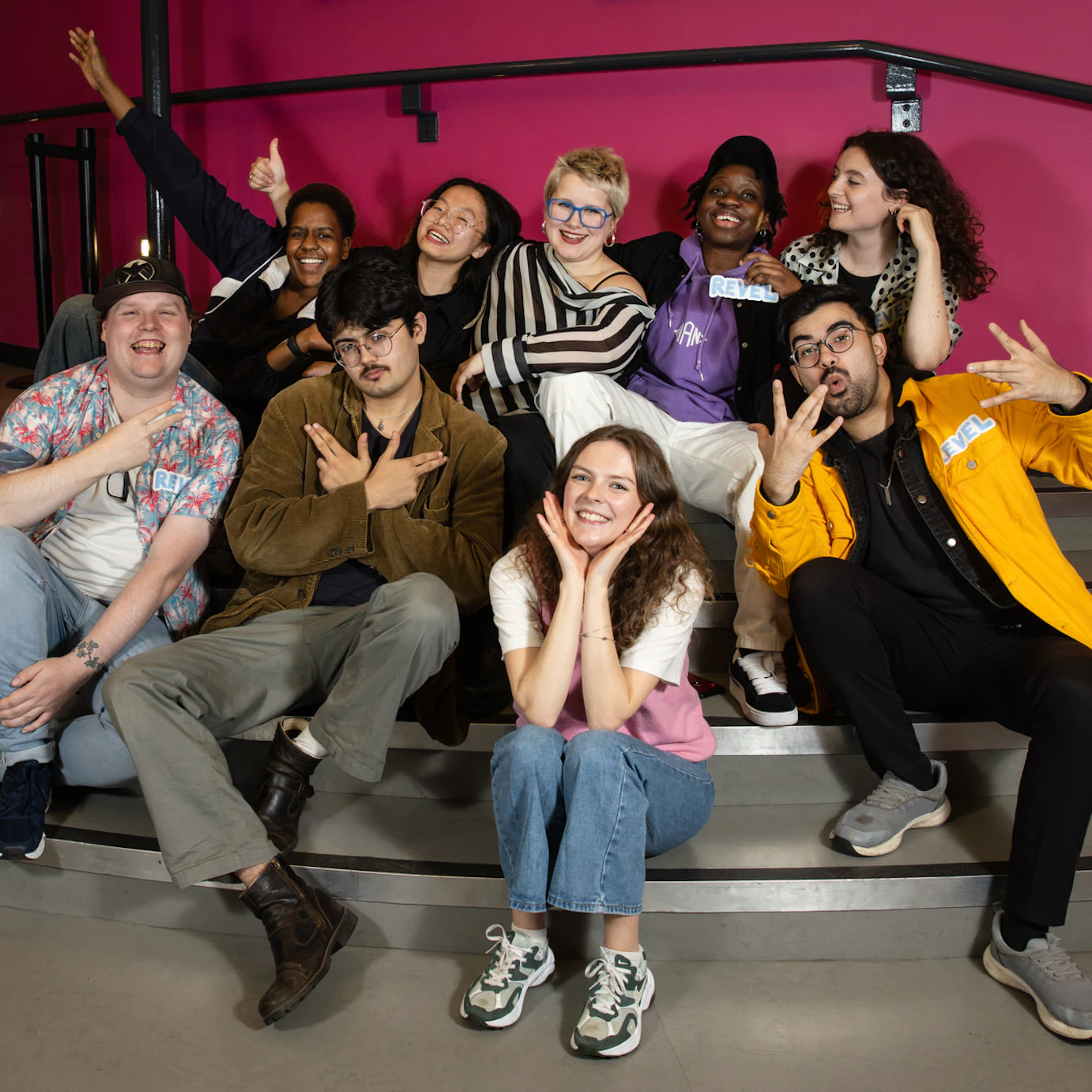 A group shot of the Revel Collective