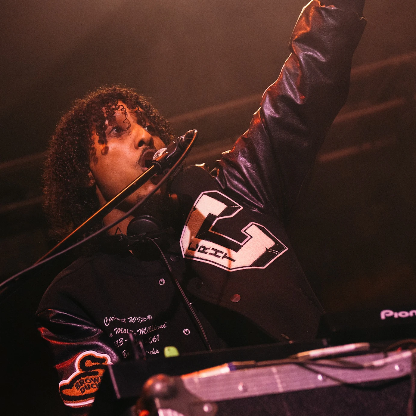 Ethan Hill performing.