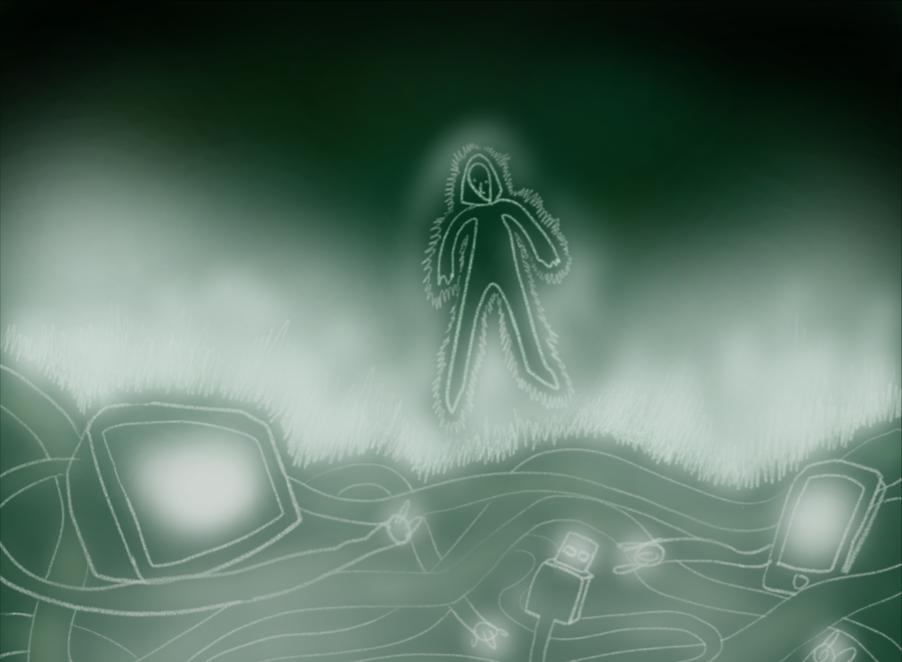 A panel from the Libersea graphic novel.