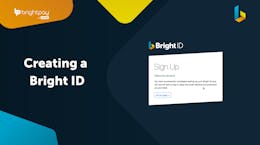 Creating a new Bright ID