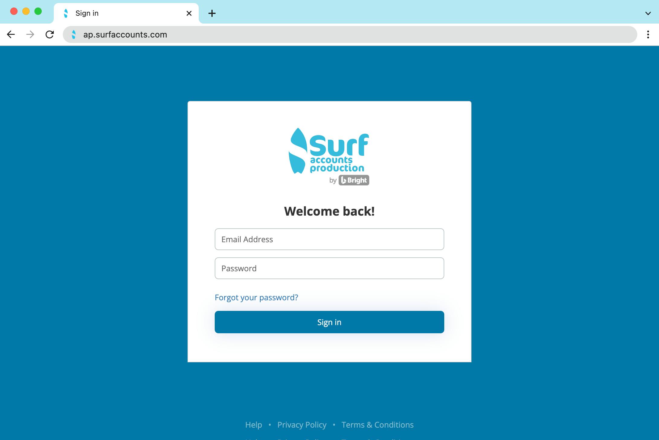 Surf Accounts Production Online Access Anywhere, Anytime