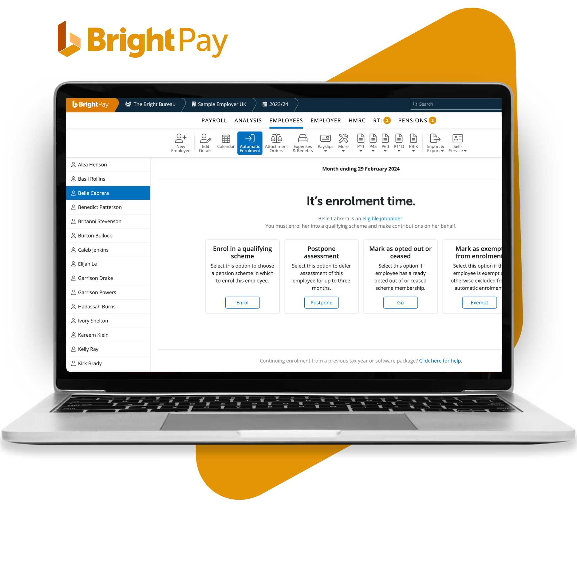 BrightPay's Cloud-based Payroll Software | Bright