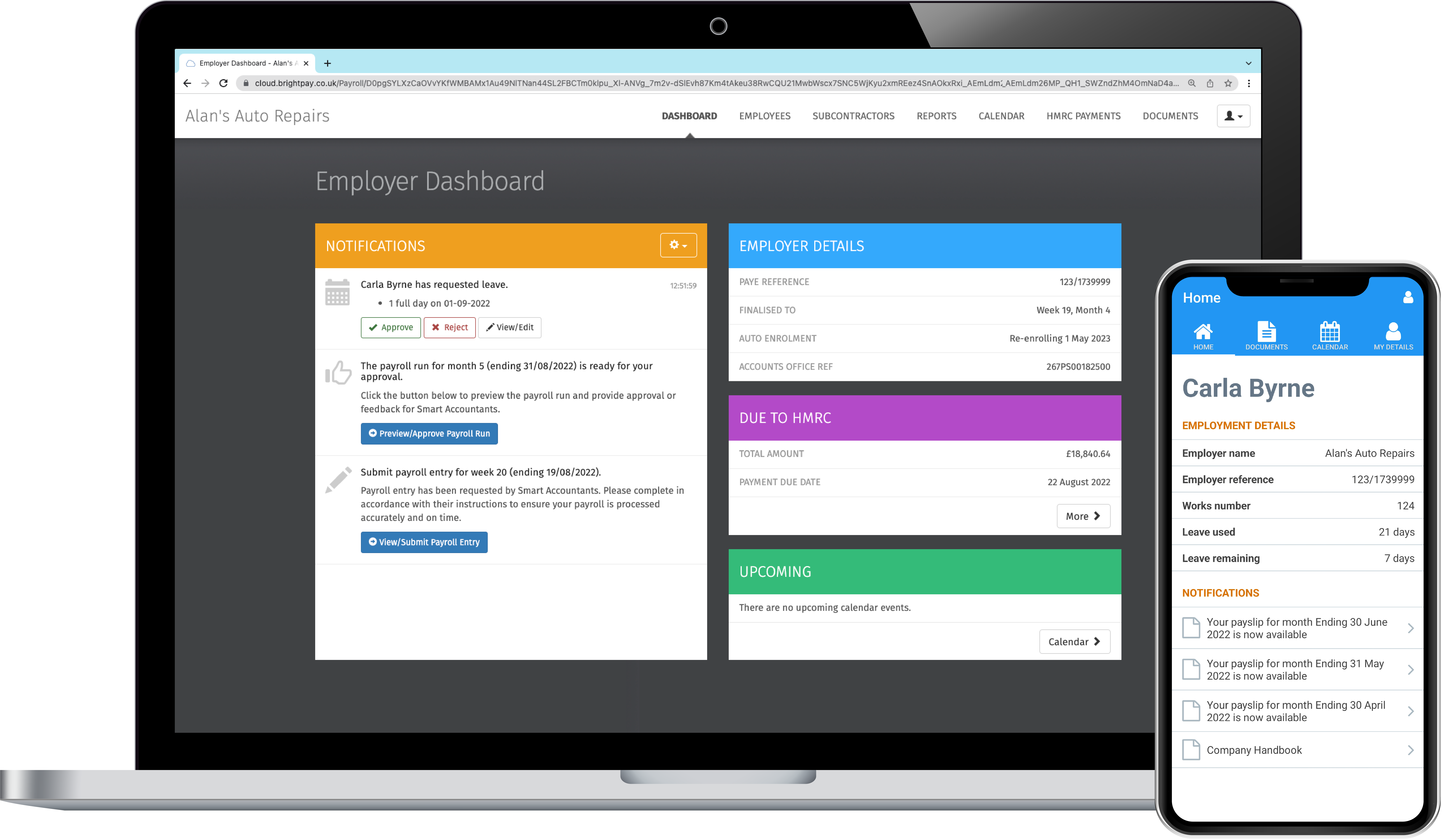 BrightPay Connect For Employers And Bureaus | Cloud Backup | Bright