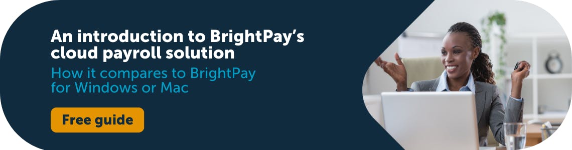 Download our free guide "An introduction to BrightPay's cloud payroll solution"