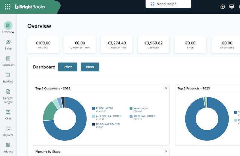 Customised financial reporting for businesses