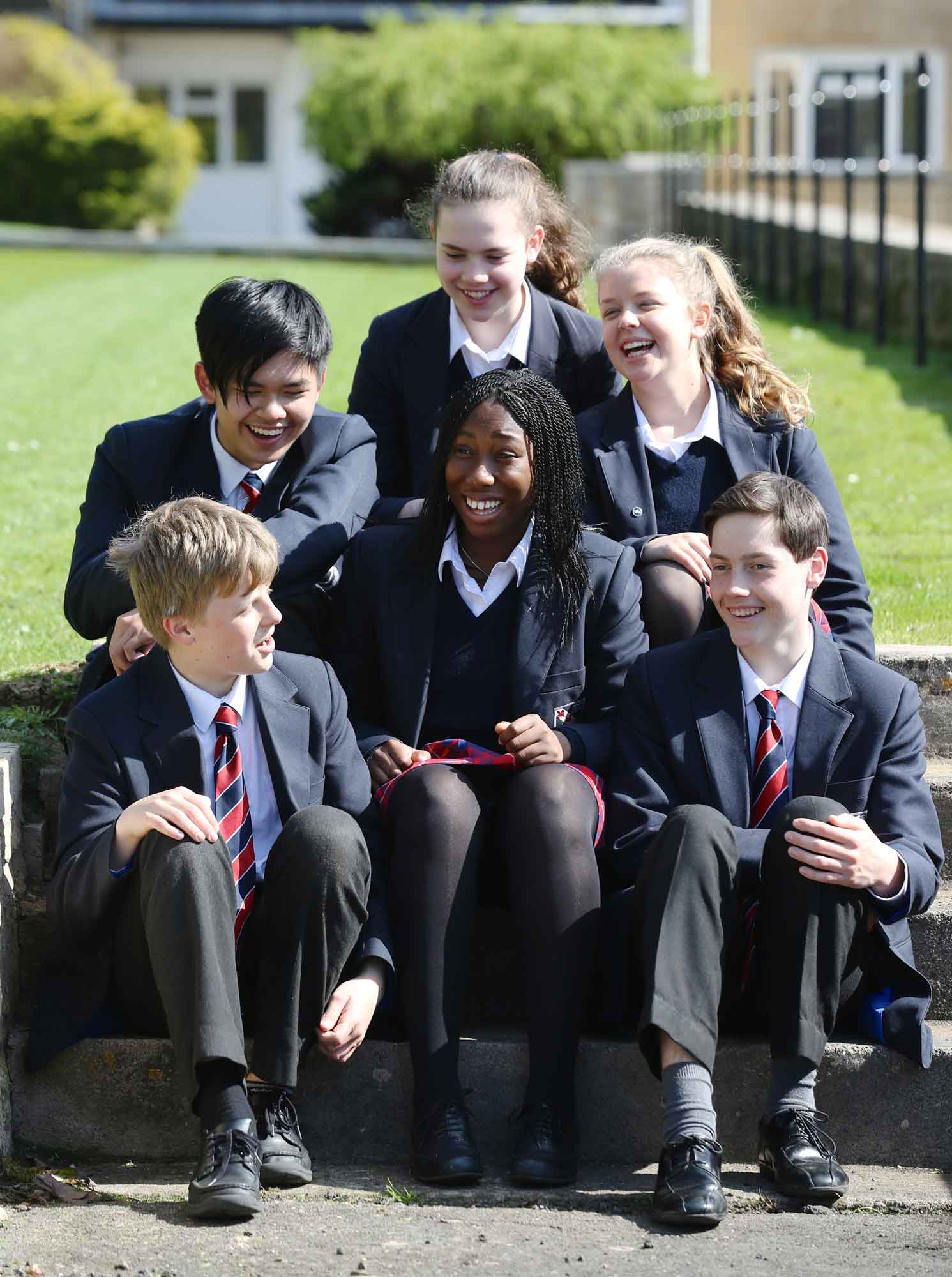 Monkton Combe students