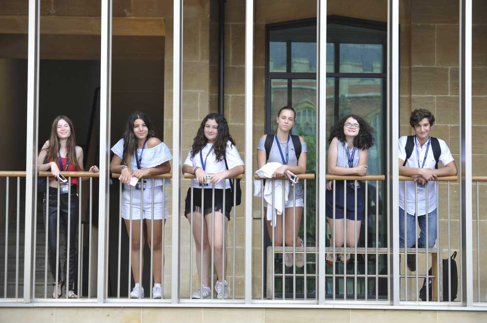 Summer school students