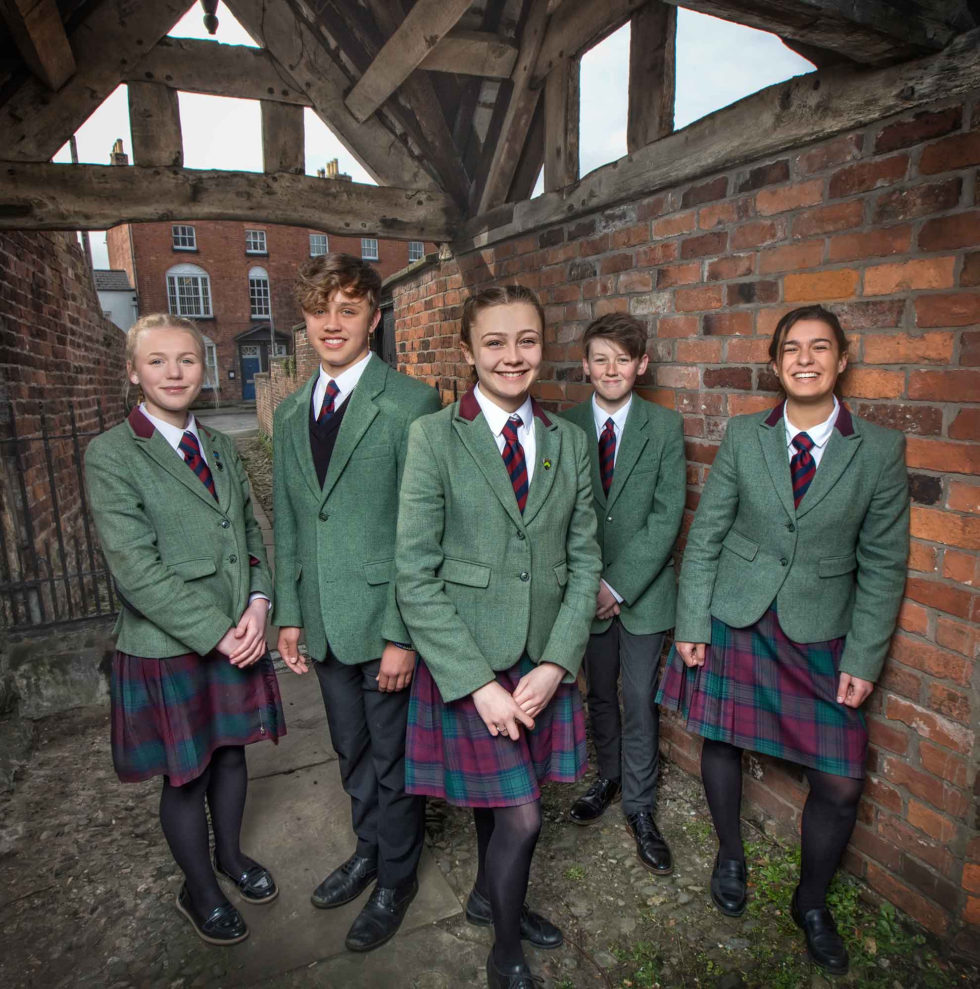 Oswestry School students