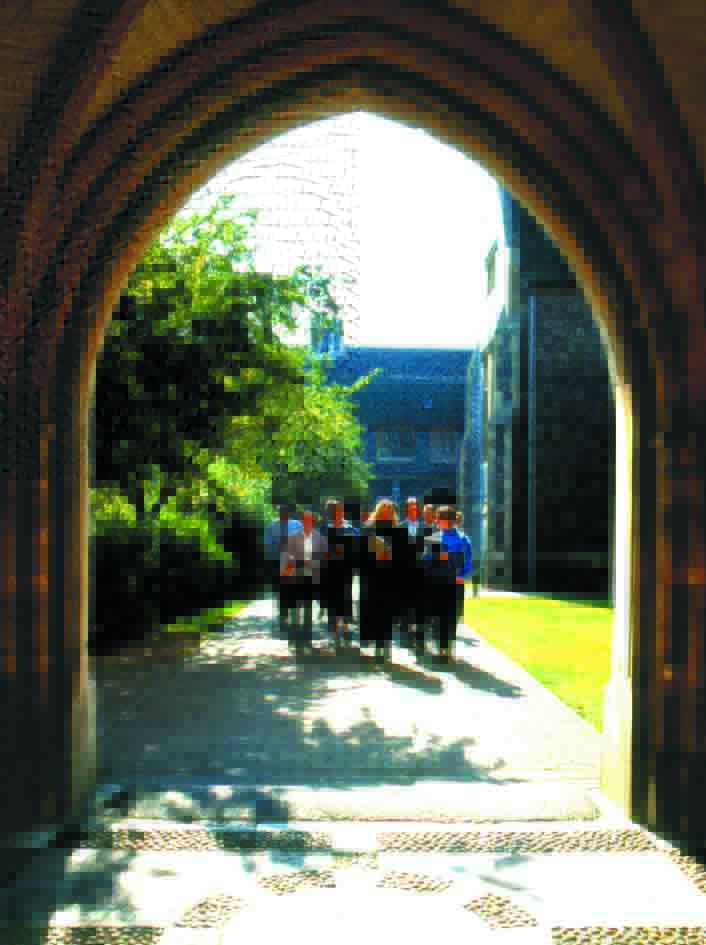Lancing College arch