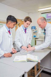 Loughborough Grammar School science lesson