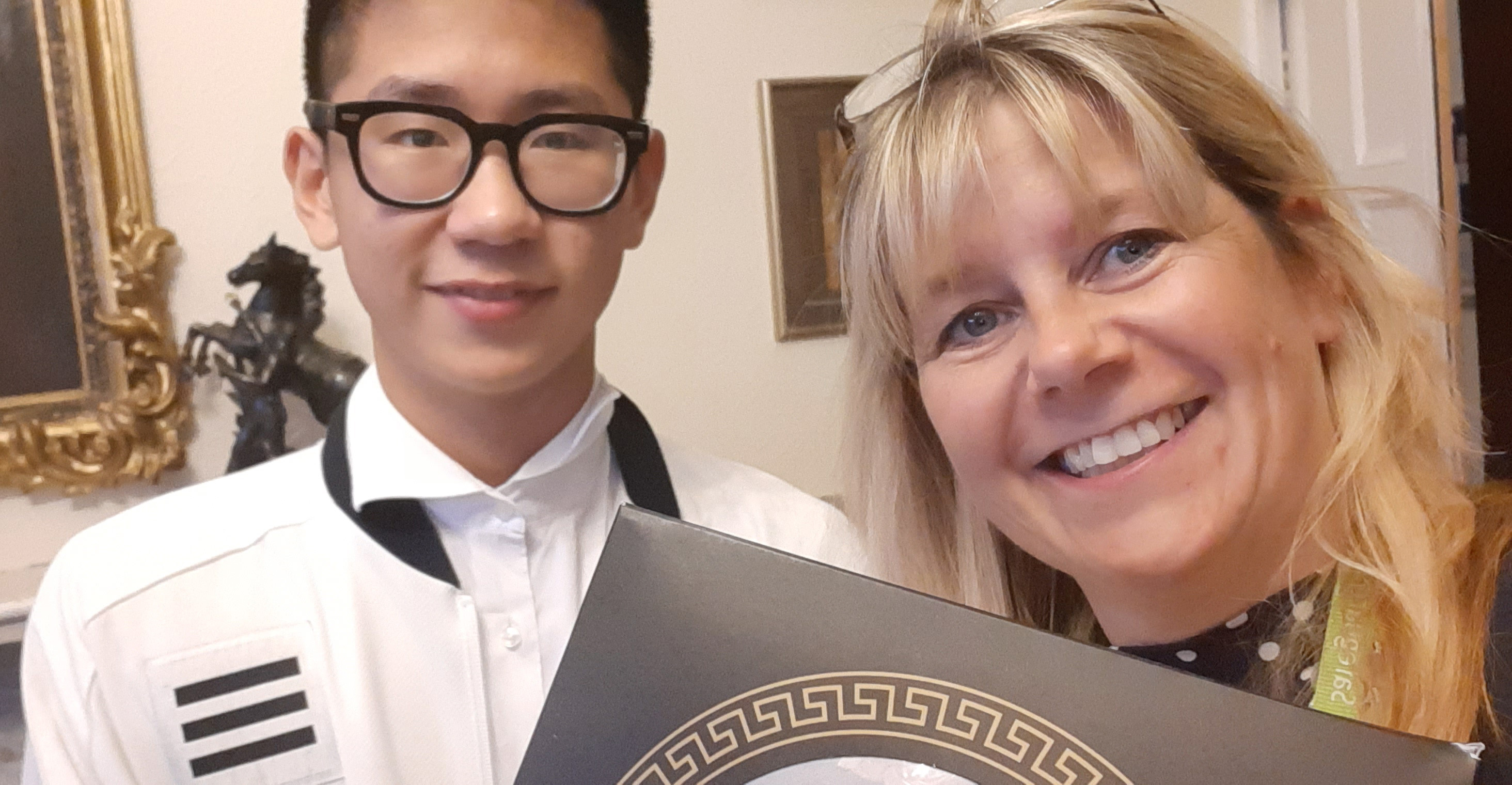 Lisa McGowan with Tung