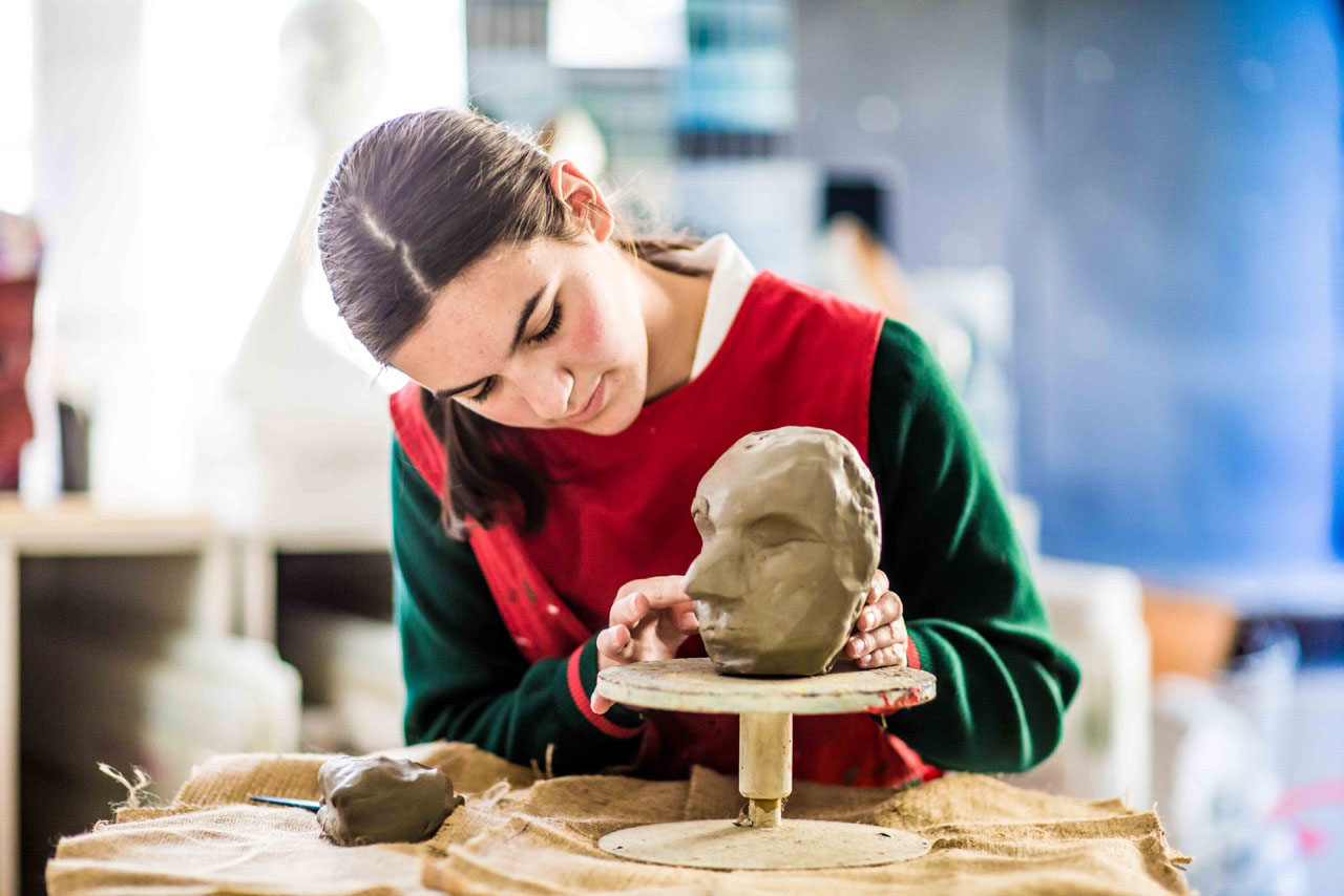 St Francis College art class