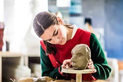 St Francis College art class