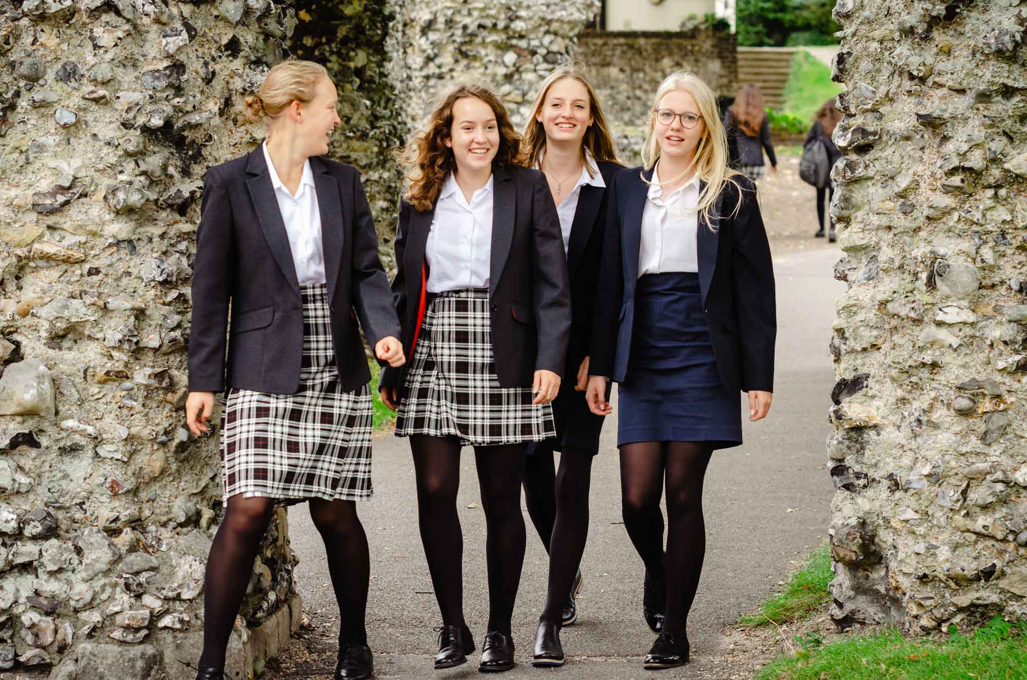 Dover College students