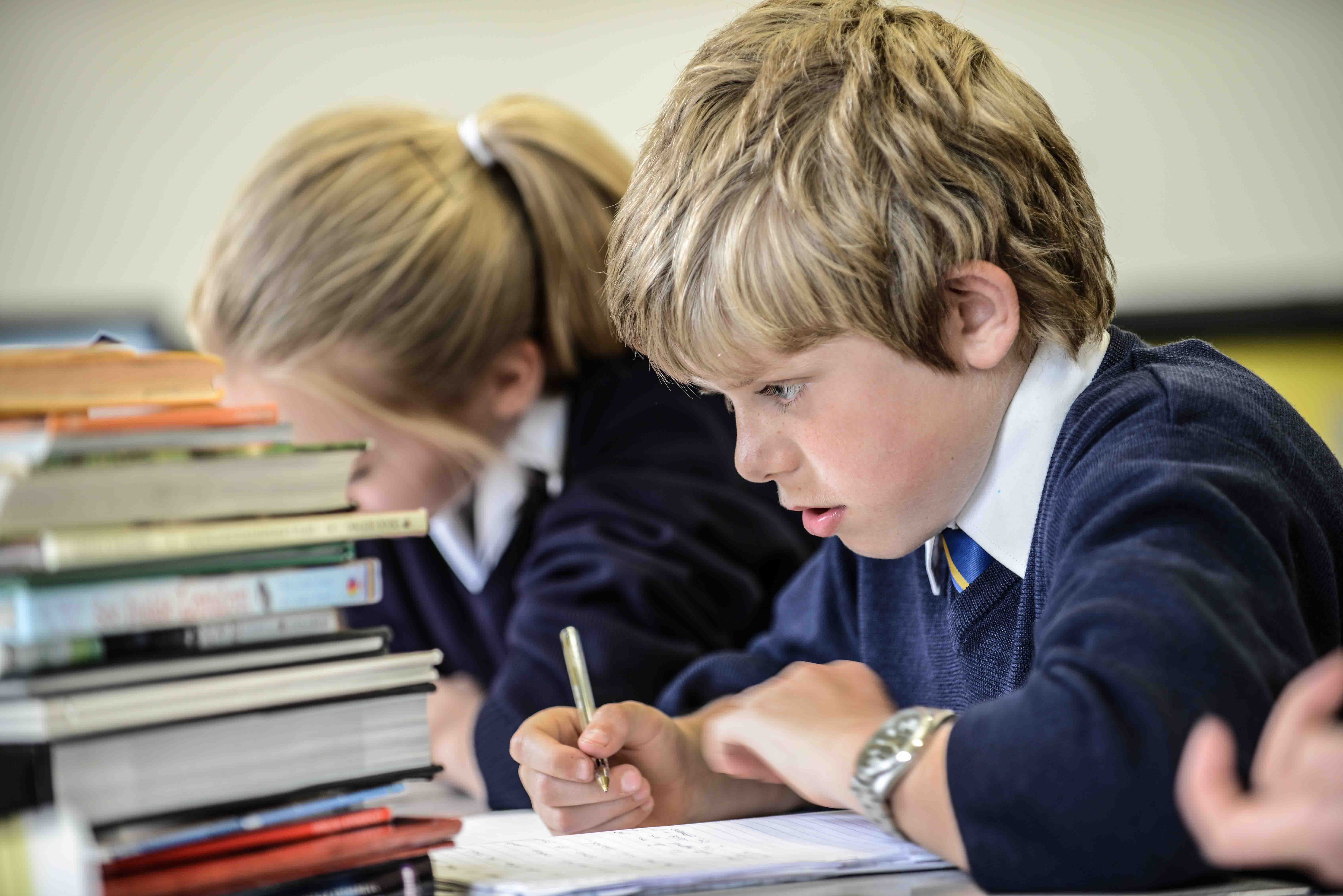 Strathallan pupil reading