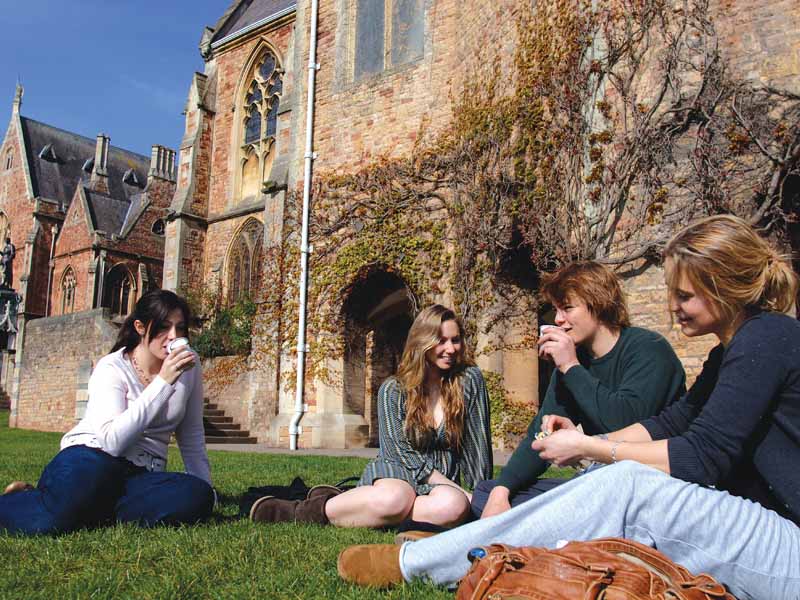Clifton College students