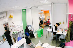 Kings London art and design classroom