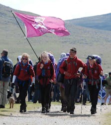 Trinity School hikers