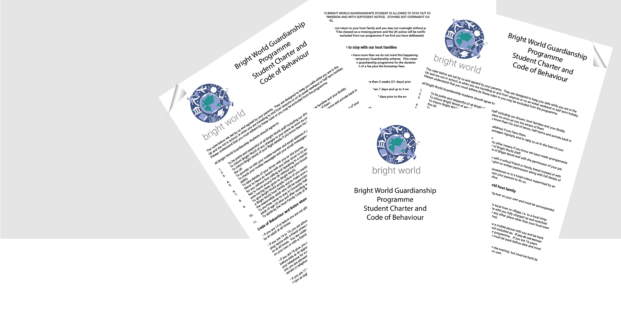 Rules for Boarding School Pupils & Exchange Students Bright World