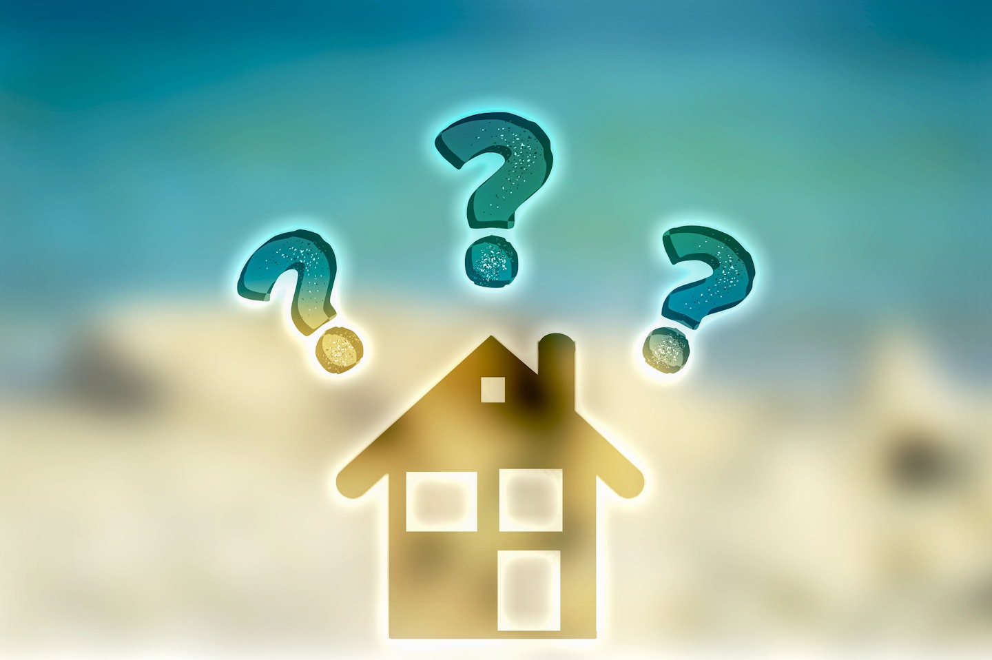 house with question marks