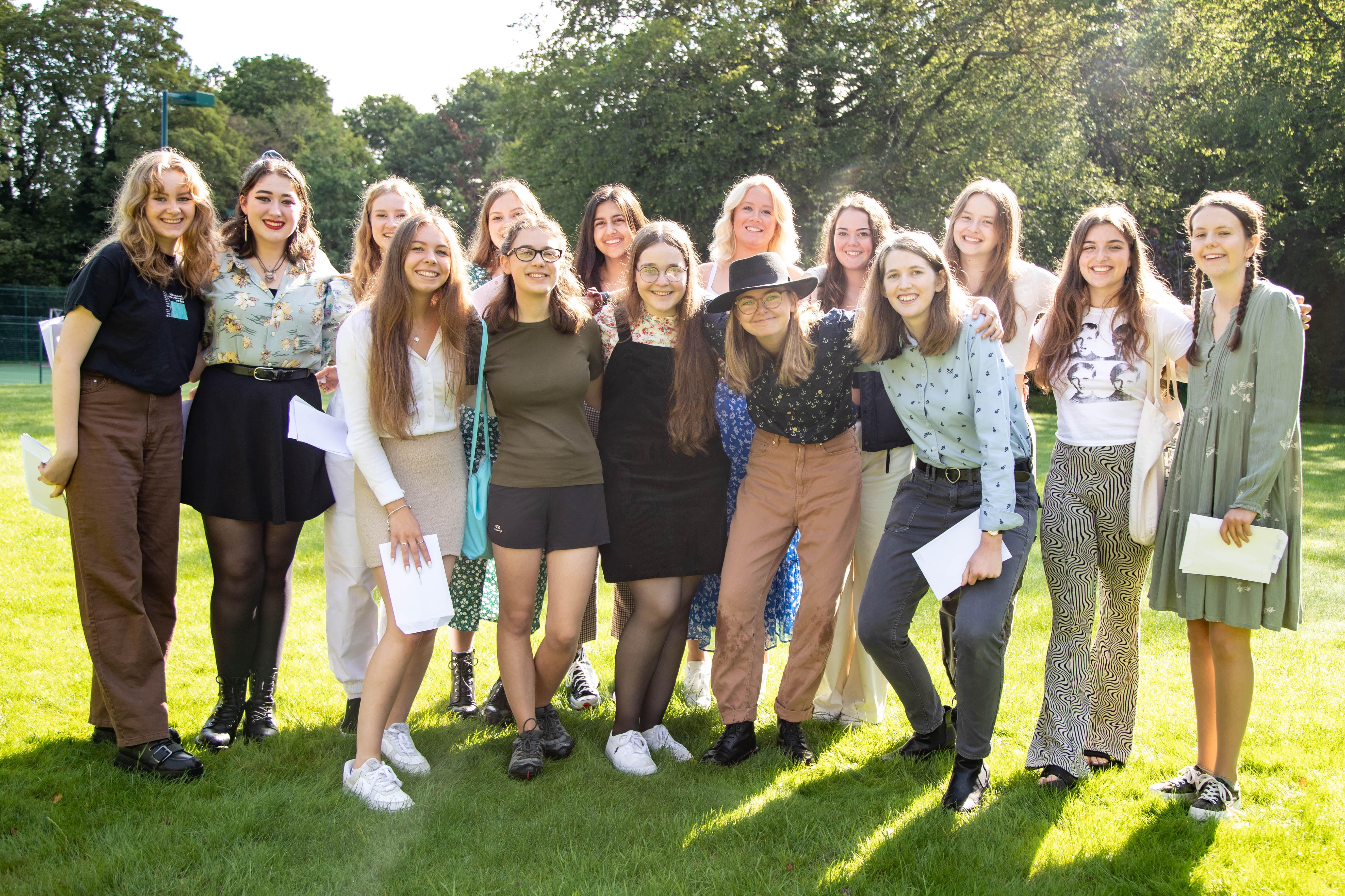 Burgess Hill Girls results day