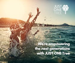 JUST ONE Tree - people reaching up in the ocean 