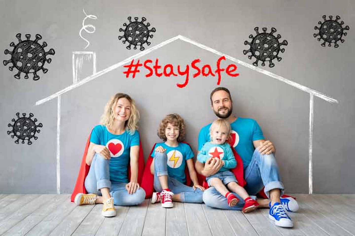 family staying safe 