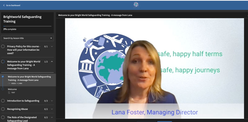 a screenshot of our training package