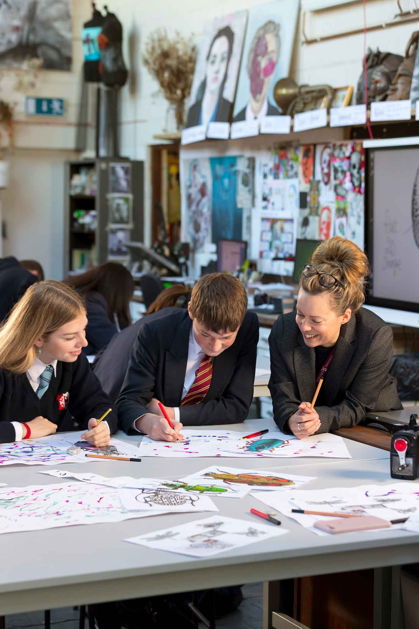 Denstone College students