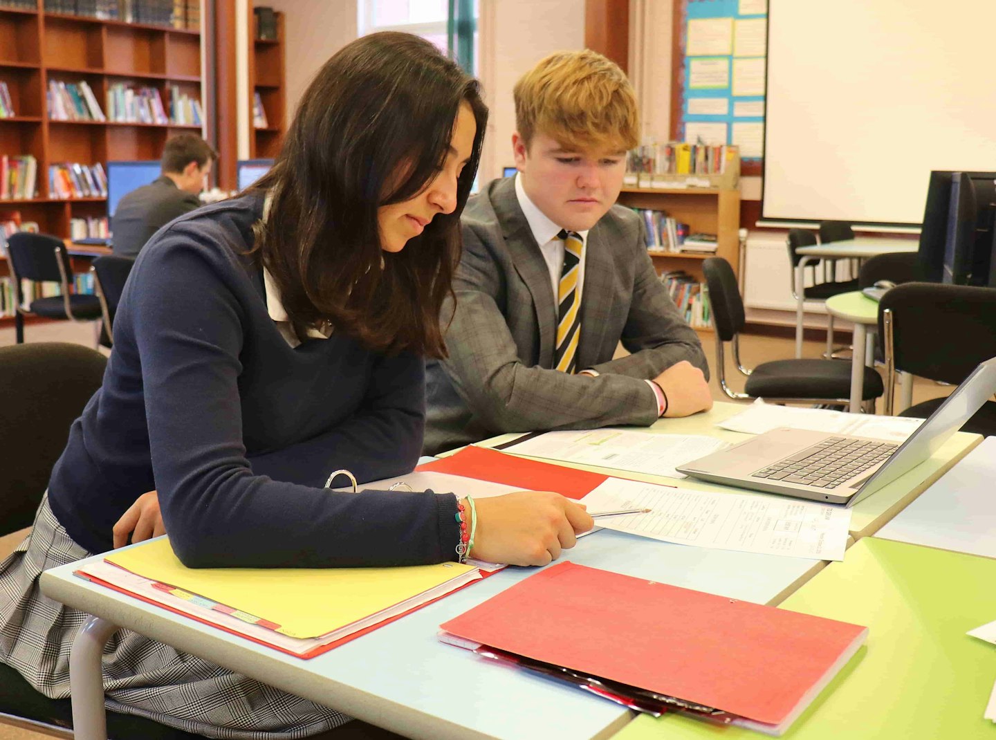 Ellesmere College students in classroom