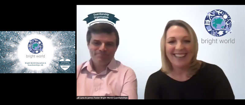 lana and james accept award