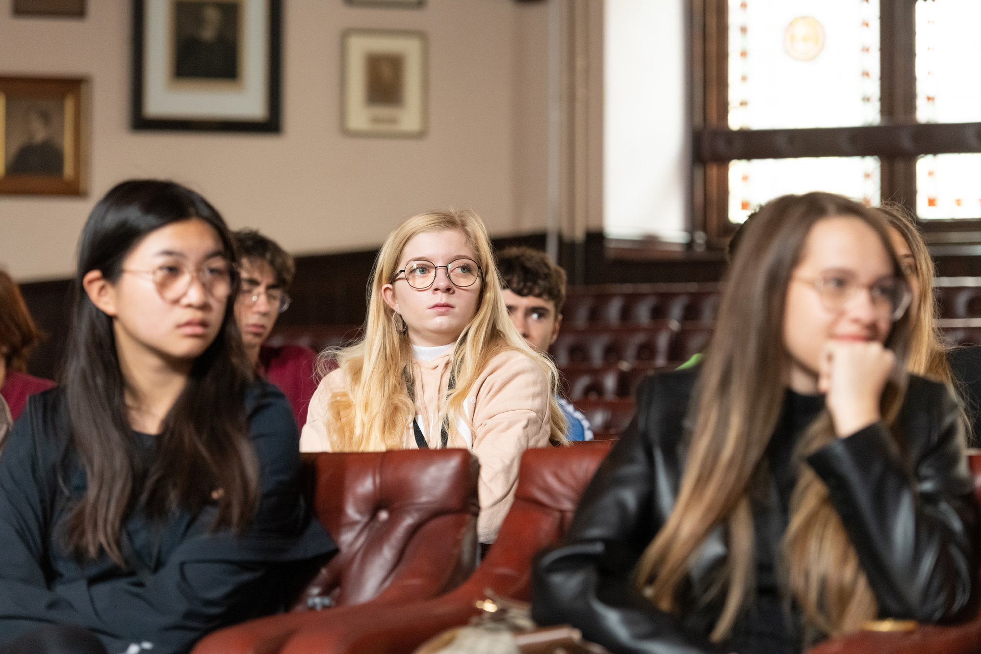 students listening to a lecture