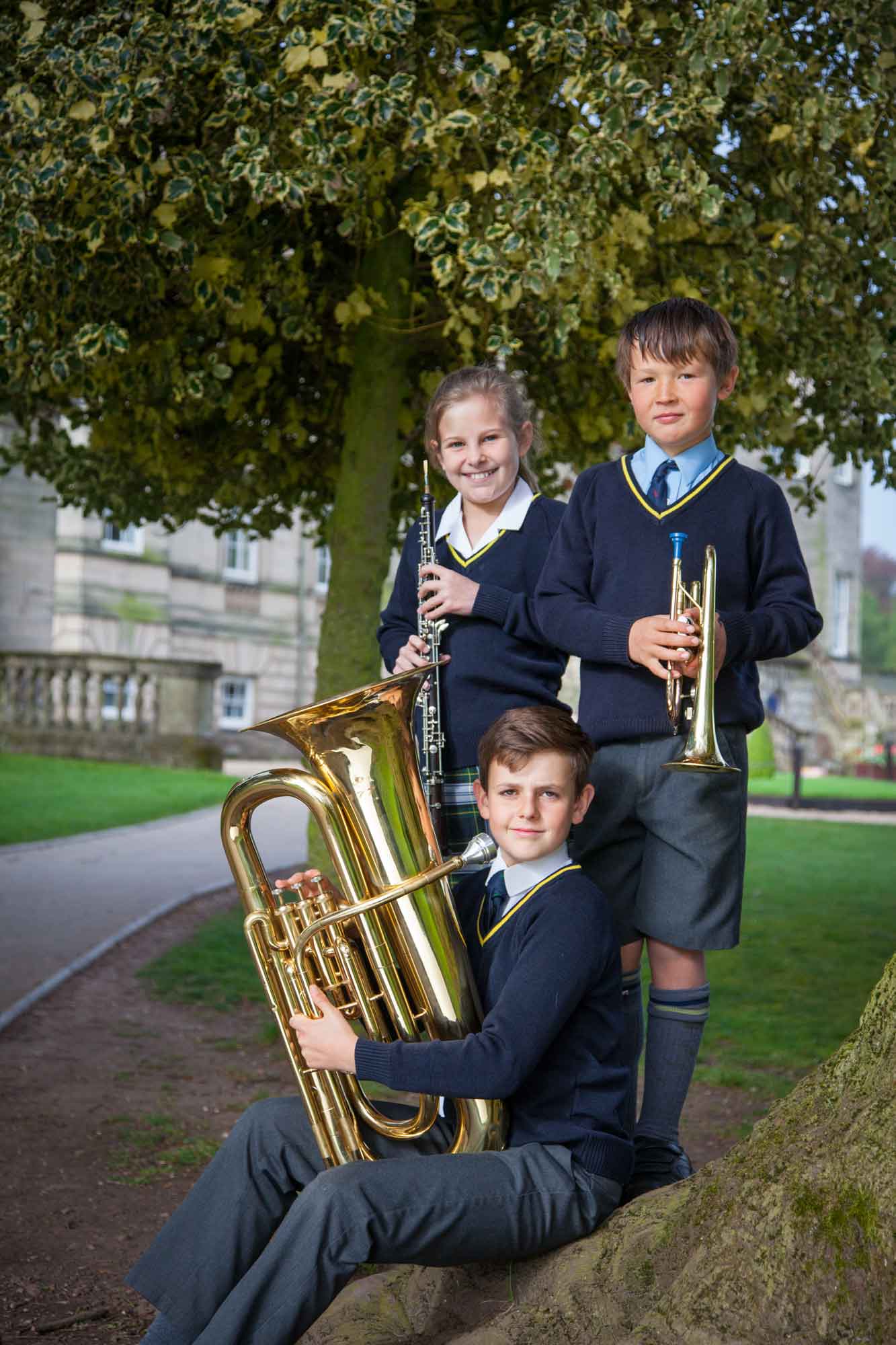 Repton prep music students