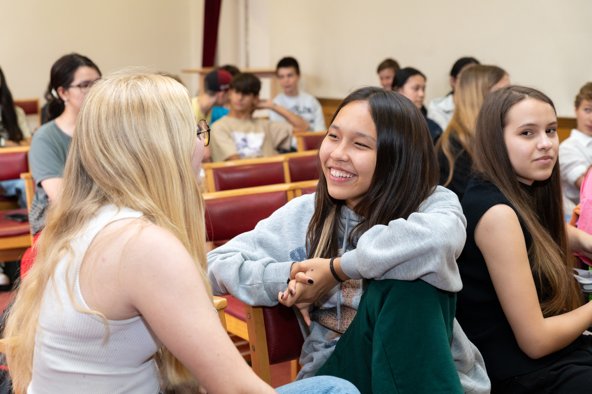 students in a classroom
