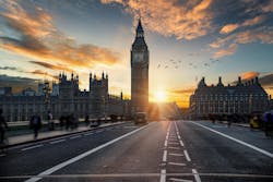 Houses of Parliament at sunset