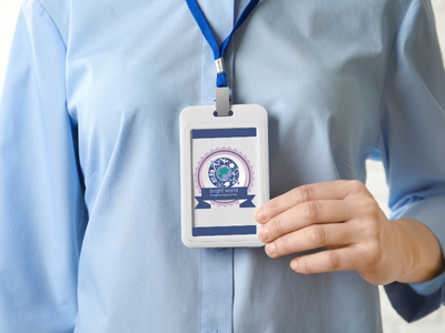 man holding Emergency Chaperone Card