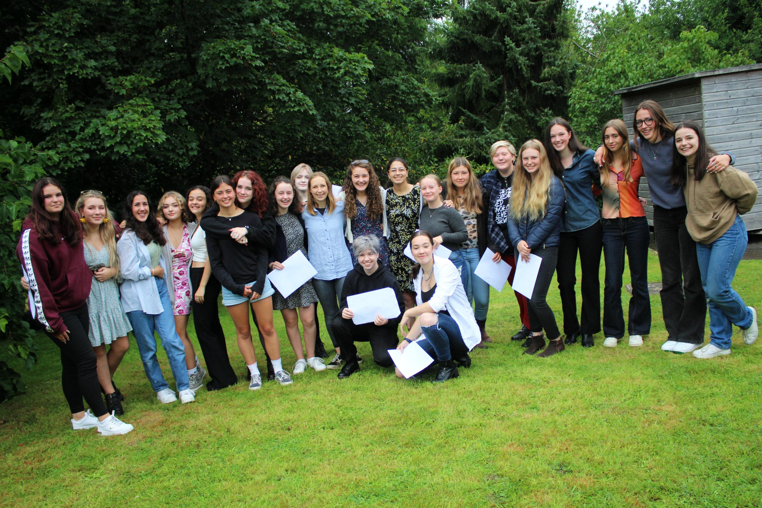 Truro High School for Girls results day