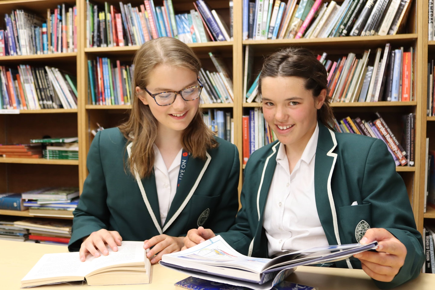 Truro students studying