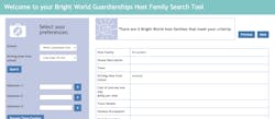 bright world host family selection tool page 1 