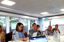 Bright World staff in training room