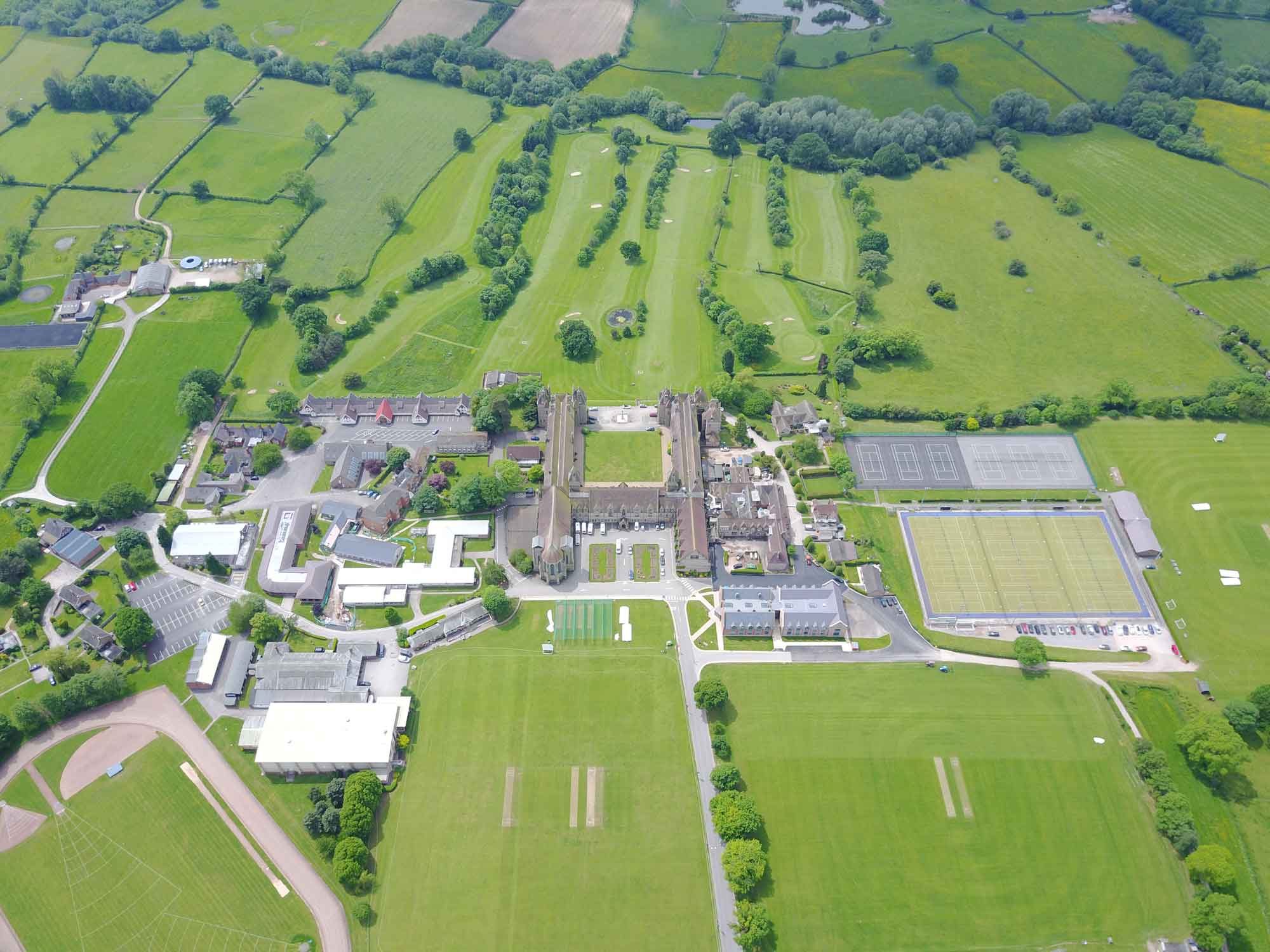 Denstone College aerial