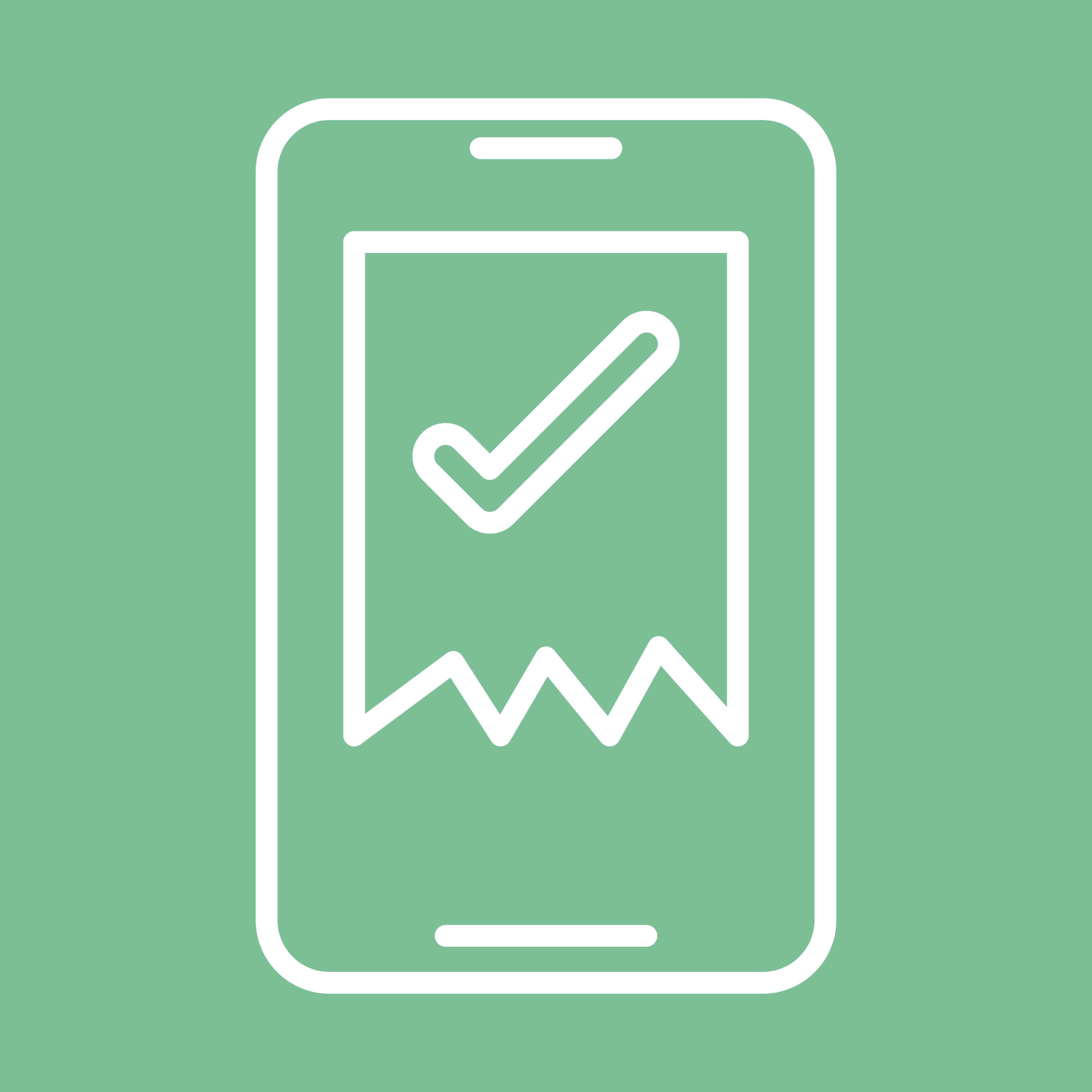 digital tick in tablet