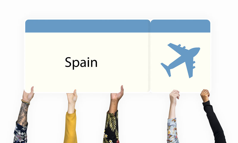 Spain airline ticket