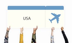 USA airline ticket 