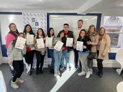 a group of OISC students