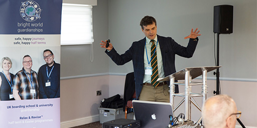 James Foster presenting