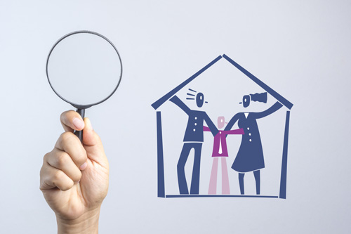 Guardianship and magnifying glass 