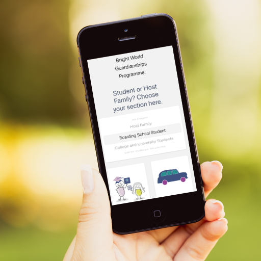 the Bright World Student app 