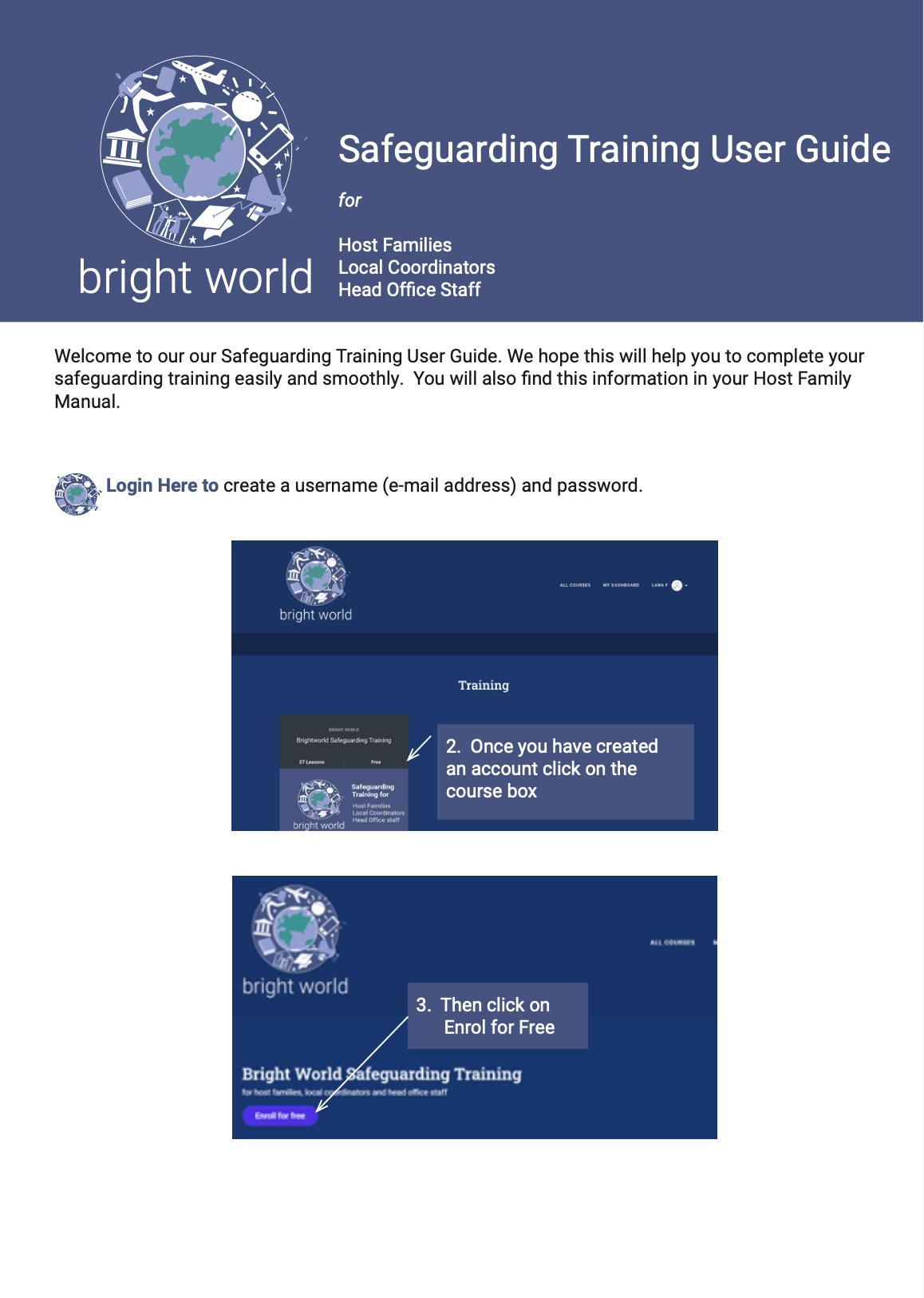 Bright World Safeguarding Training Guide